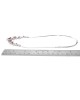 Ruby and Diamond Station Necklace in White Gold